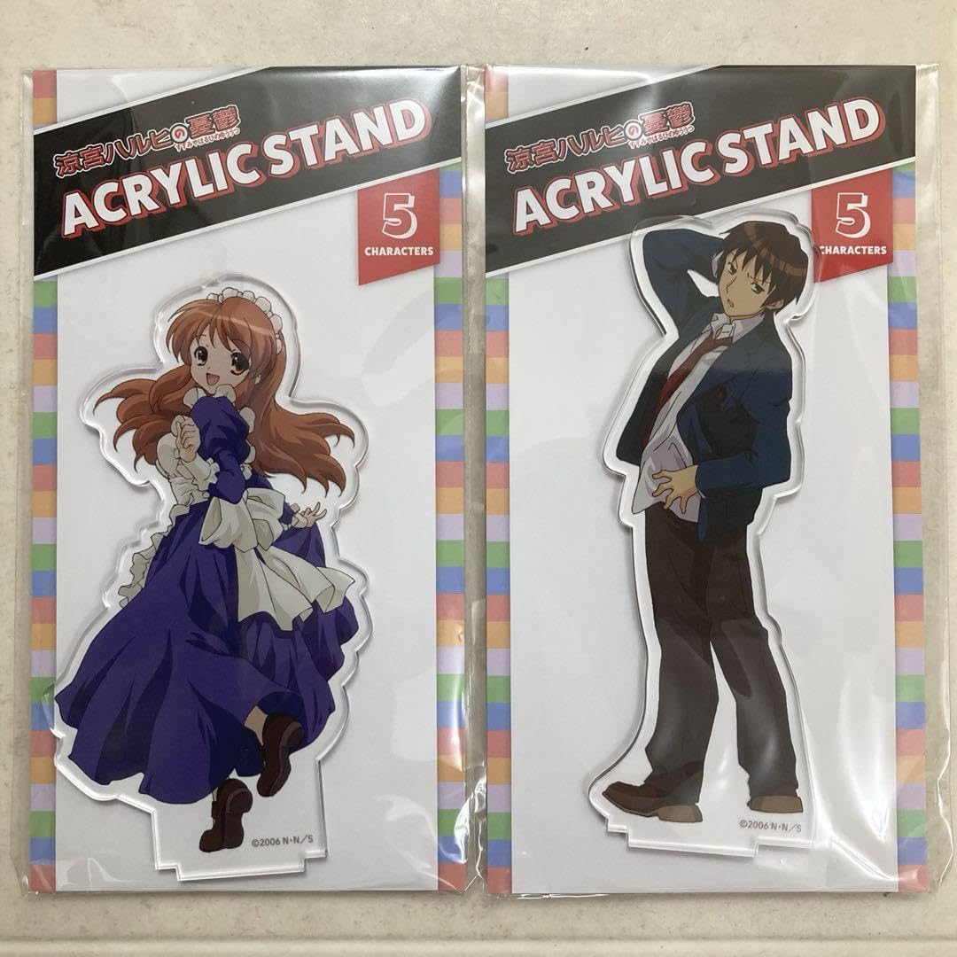 Amazon.co.jp: 2点 涼宮ハルヒの憂鬱 キョン 朝比奈みくる アクリル